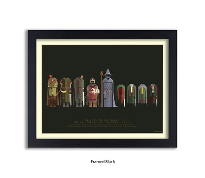 Lord of The Rings - Fellowship  Fred Birchal Art Print