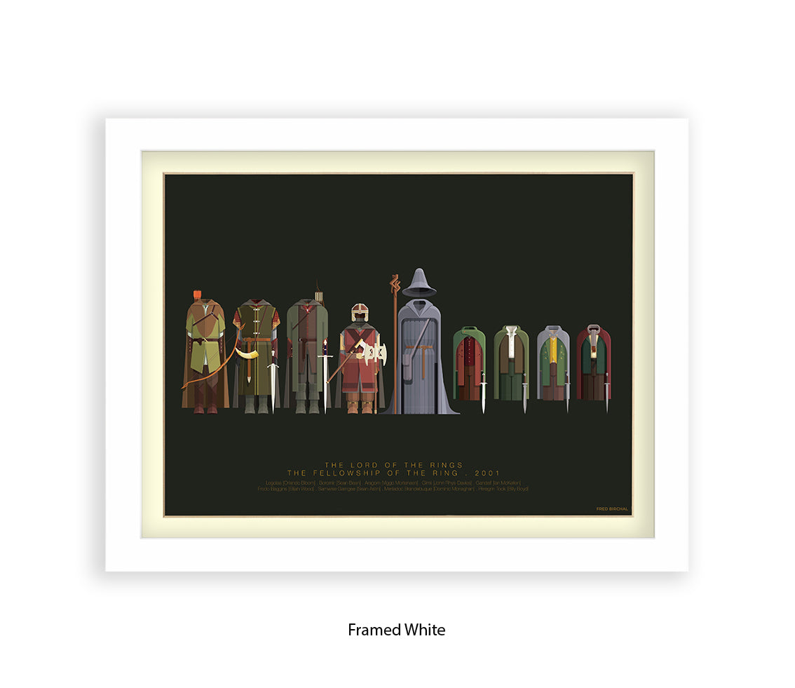 Lord of The Rings - Fellowship  Fred Birchal Art Print