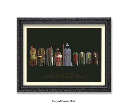 Lord of The Rings - Fellowship  Fred Birchal Art Print