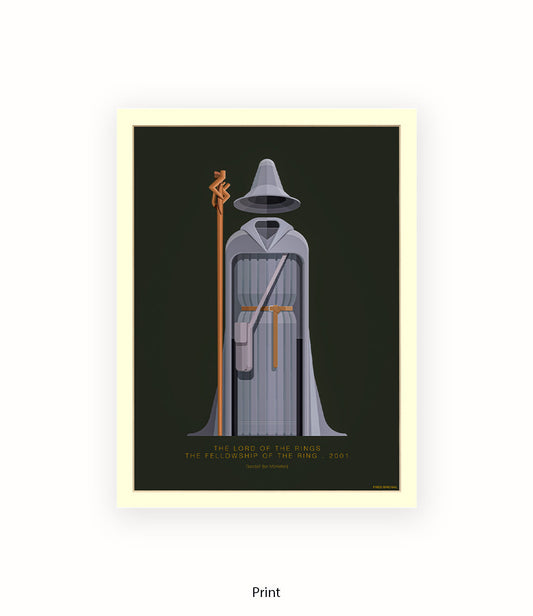 Gandalf Fred Birchal Art Print