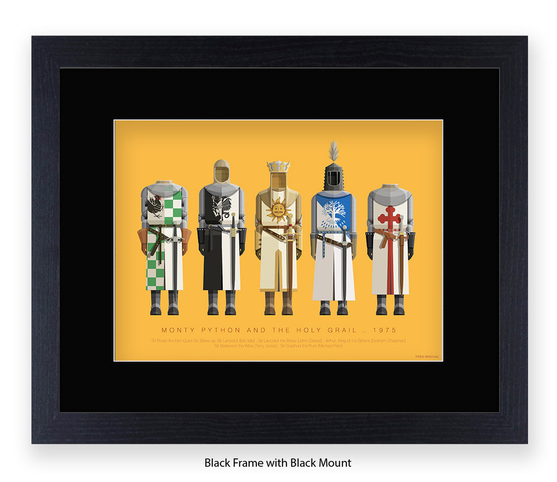 Monty Python - Holy Grail  Fred Birchal Art Print