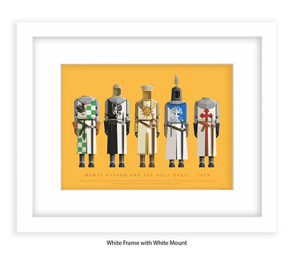 Monty Python - Holy Grail  Fred Birchal Art Print