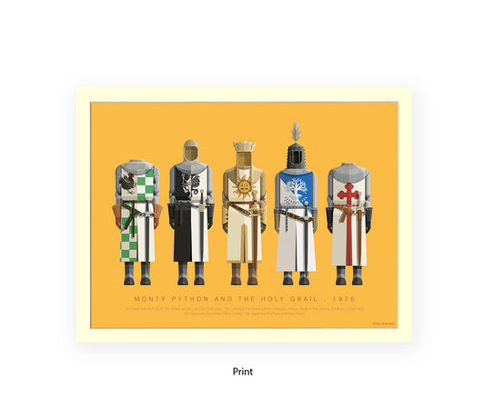 Monty Python - Holy Grail  Fred Birchal Art Print