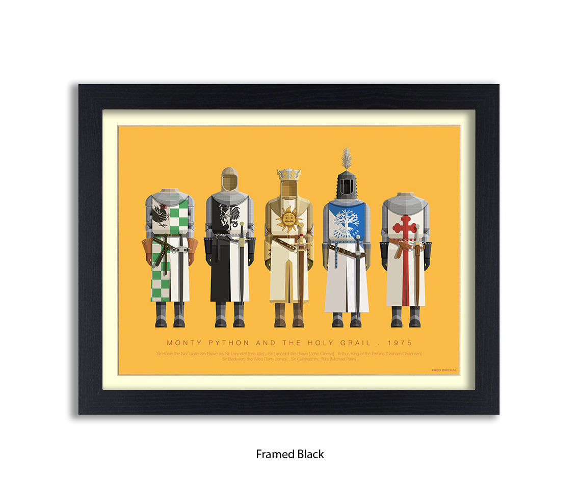 Monty Python - Holy Grail  Fred Birchal Art Print