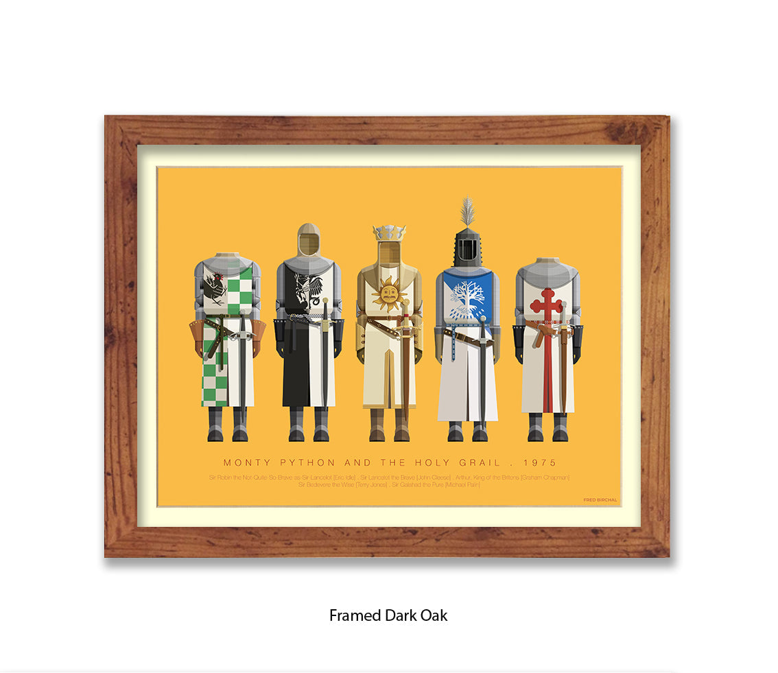 Monty Python - Holy Grail  Fred Birchal Art Print