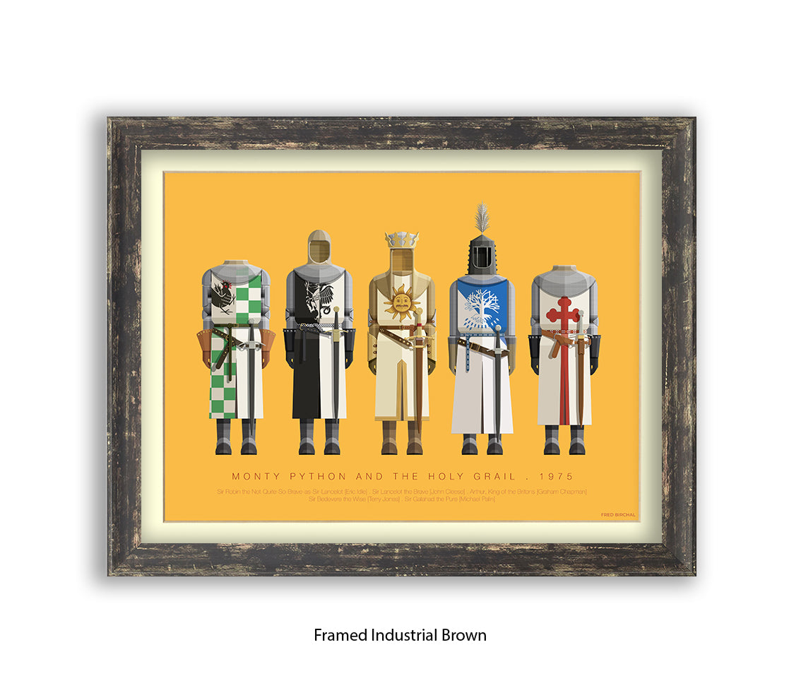 Monty Python - Holy Grail  Fred Birchal Art Print