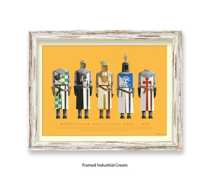 Monty Python - Holy Grail  Fred Birchal Art Print