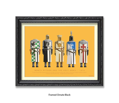 Monty Python - Holy Grail  Fred Birchal Art Print