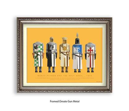 Monty Python - Holy Grail  Fred Birchal Art Print