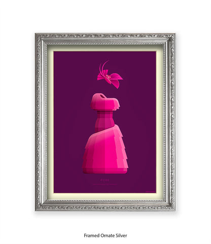 Pose Blanca Rodriguez Pink Dress Fred Birchal Art Print