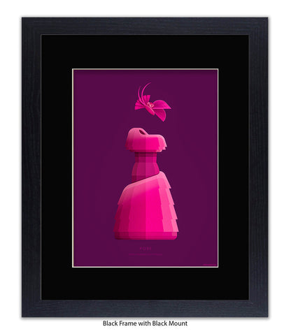 Pose Blanca Rodriguez Pink Dress Fred Birchal Art Print