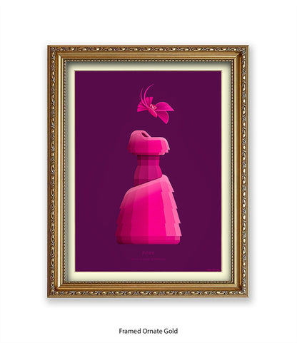 Pose Blanca Rodriguez Pink Dress Fred Birchal Art Print