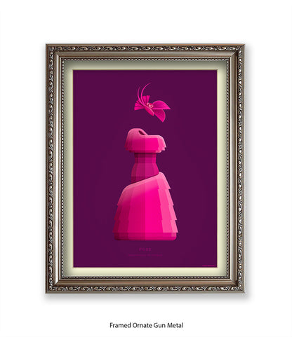 Pose Blanca Rodriguez Pink Dress Fred Birchal Art Print