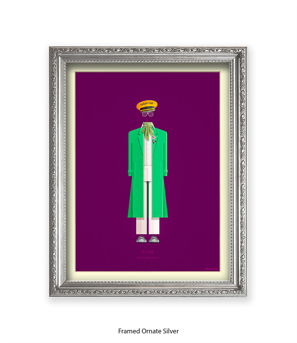 Pose  Pray Tell  Green Jacke Fred Birchal Art Print