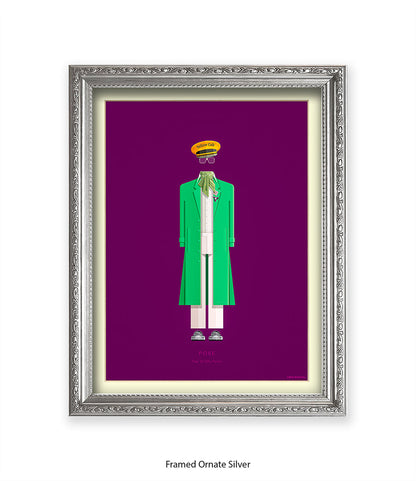 Pose  Pray Tell  Green Jacke Fred Birchal Art Print