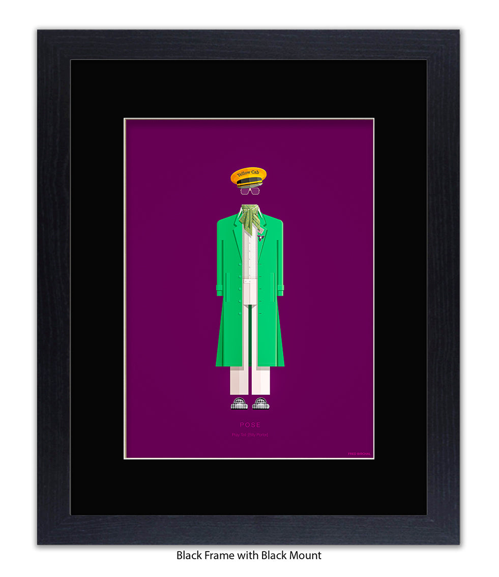 Pose  Pray Tell  Green Jacke Fred Birchal Art Print