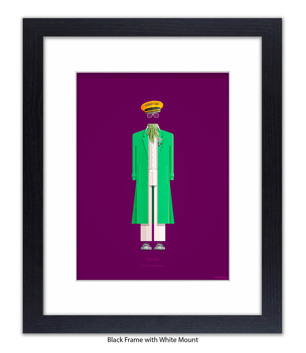 Pose  Pray Tell  Green Jacke Fred Birchal Art Print