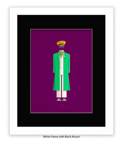 Pose  Pray Tell  Green Jacke Fred Birchal Art Print