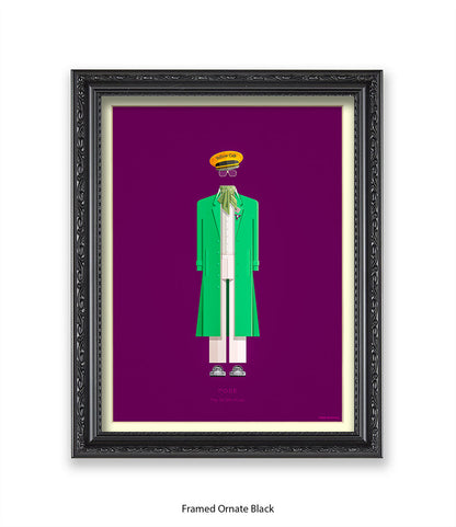 Pose  Pray Tell  Green Jacke Fred Birchal Art Print