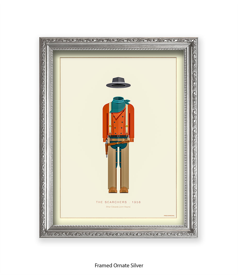 Searchers John Wayne Fred Birchal Art Print