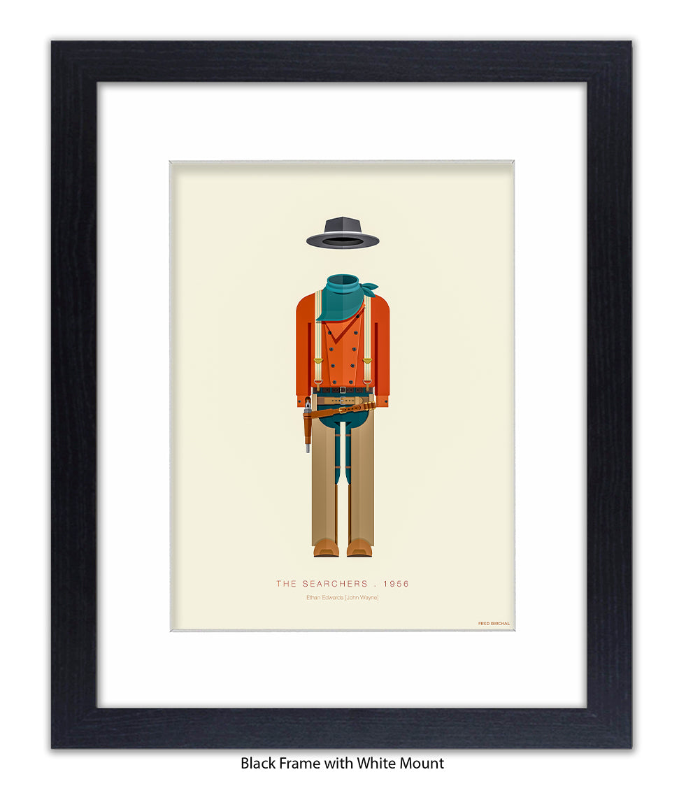 Searchers John Wayne Fred Birchal Art Print