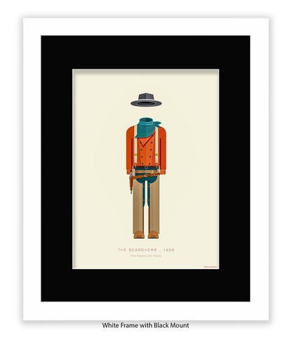 Searchers John Wayne Fred Birchal Art Print