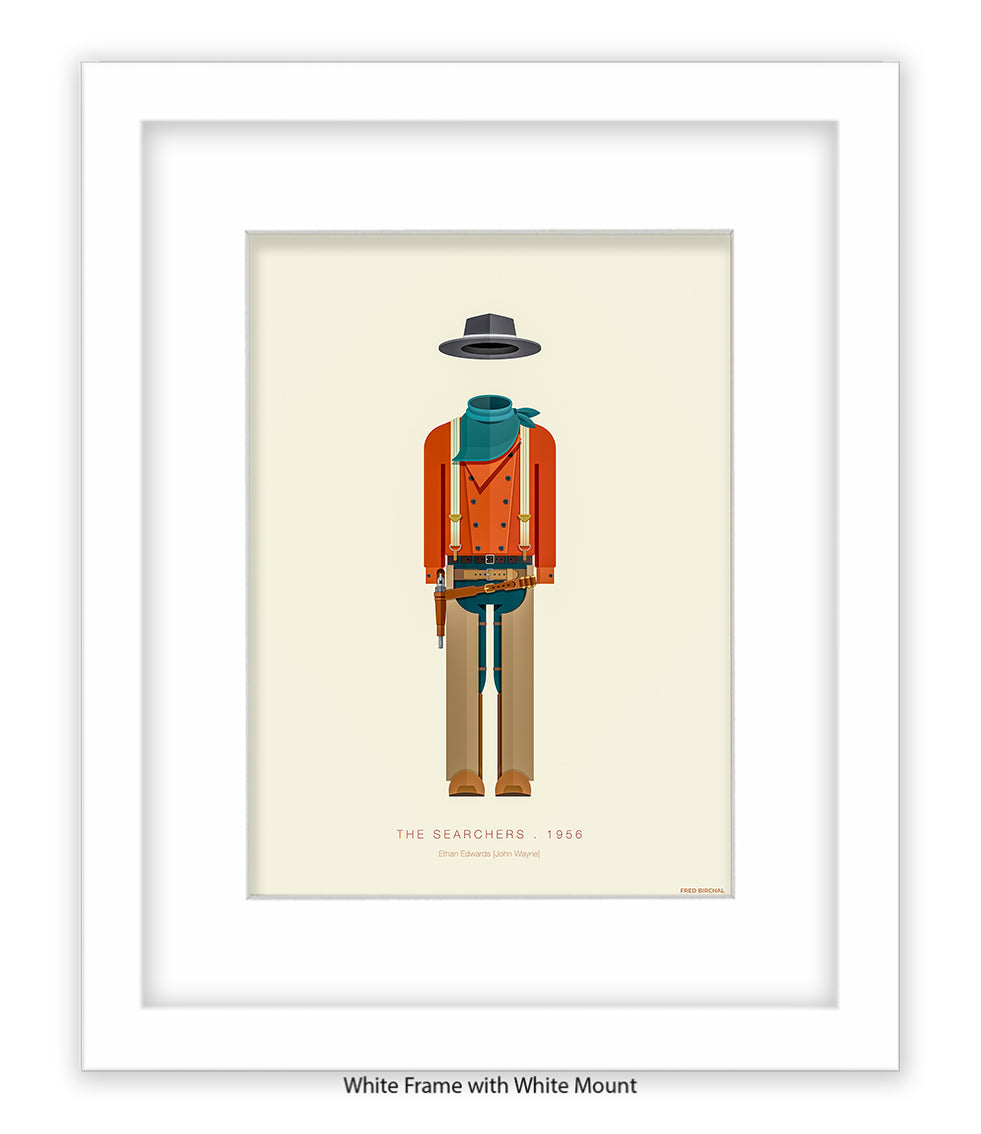 Searchers John Wayne Fred Birchal Art Print