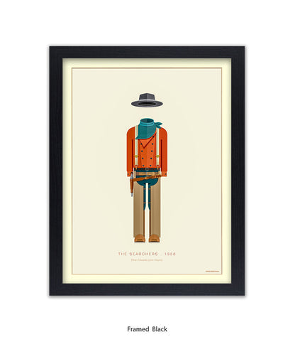 Searchers John Wayne Fred Birchal Art Print