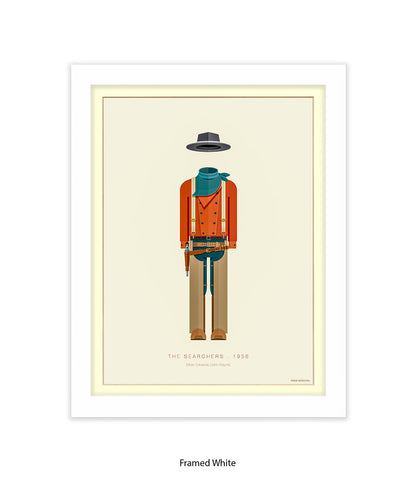 Searchers John Wayne Fred Birchal Art Print