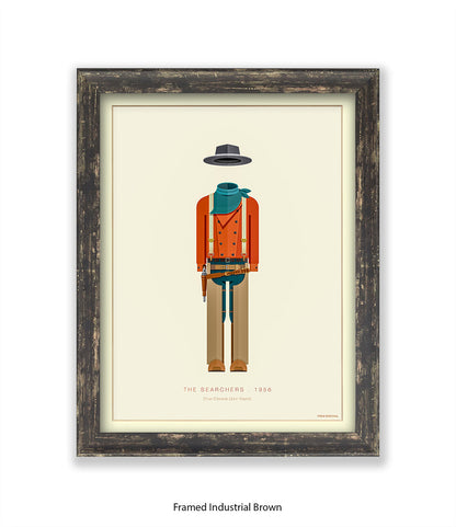 Searchers John Wayne Fred Birchal Art Print