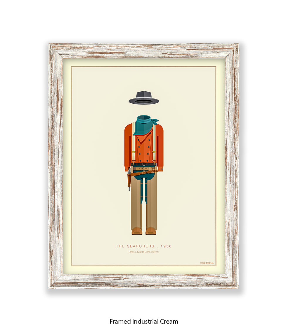 Searchers John Wayne Fred Birchal Art Print