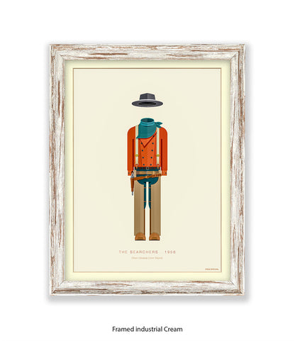 Searchers John Wayne Fred Birchal Art Print