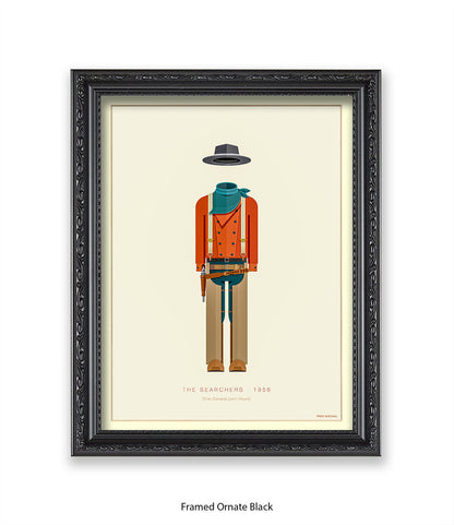 Searchers John Wayne Fred Birchal Art Print