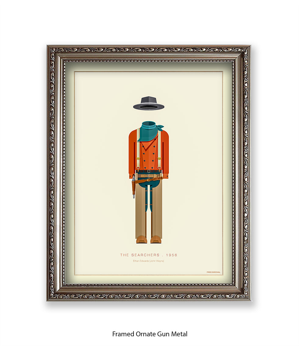 Searchers John Wayne Fred Birchal Art Print