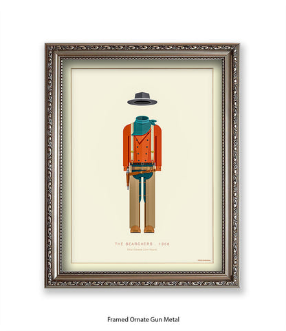 Searchers John Wayne Fred Birchal Art Print