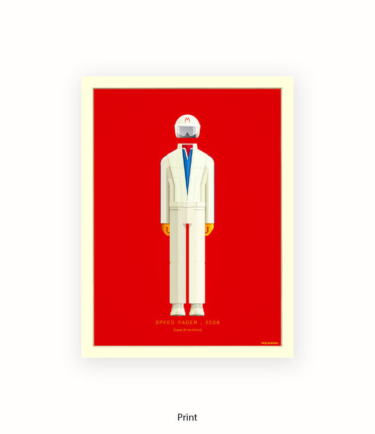 Speed Racer Fred Birchal Art Print