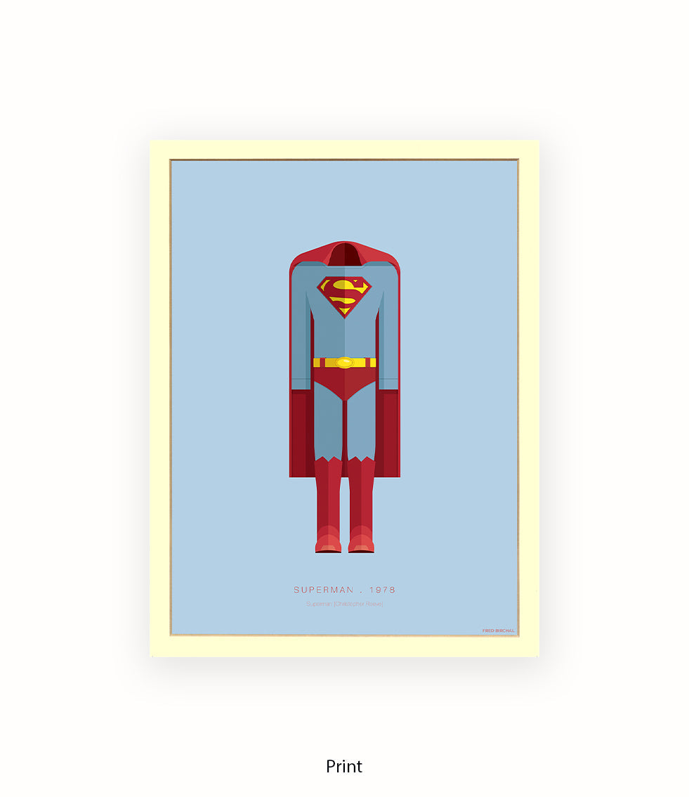 Superman Fred Birchal Art Print