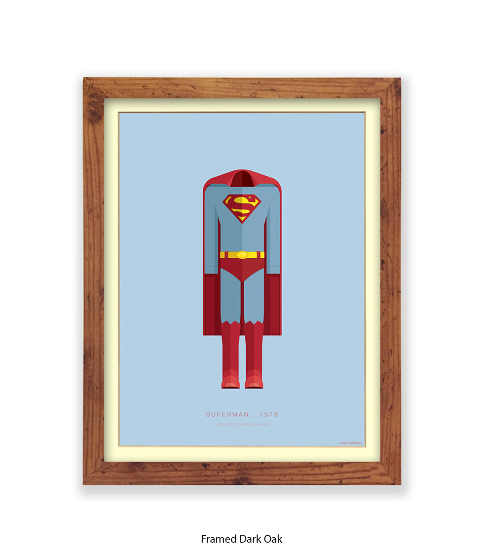 Superman Fred Birchal Art Print