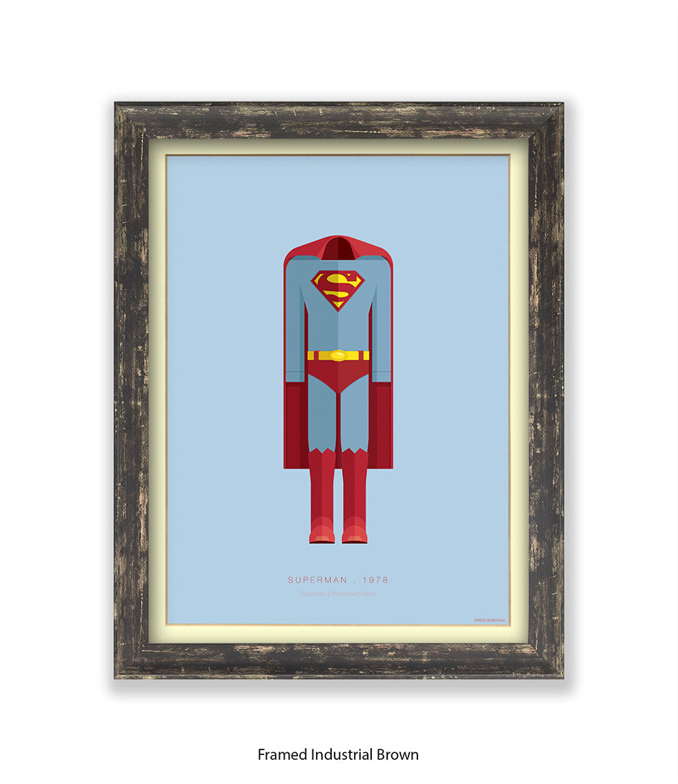 Superman Fred Birchal Art Print