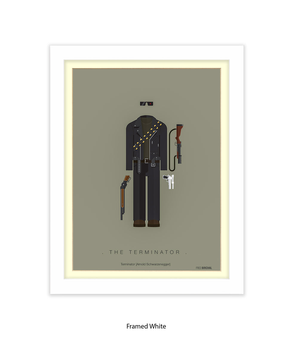 Terminator Fred Birchal Art Print