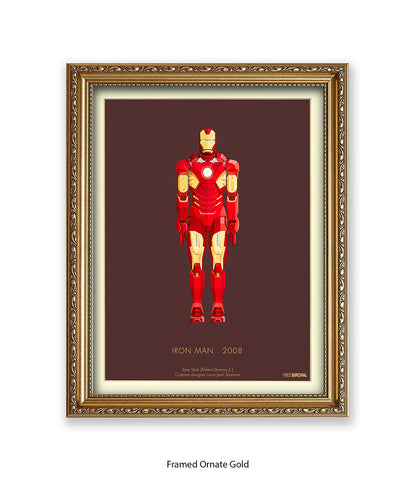 Iron Man Fred Birchal Art Print