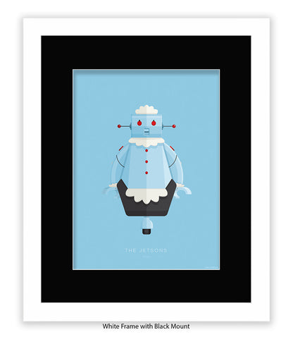 Jetsons Rosie Fred Birchal Art Print