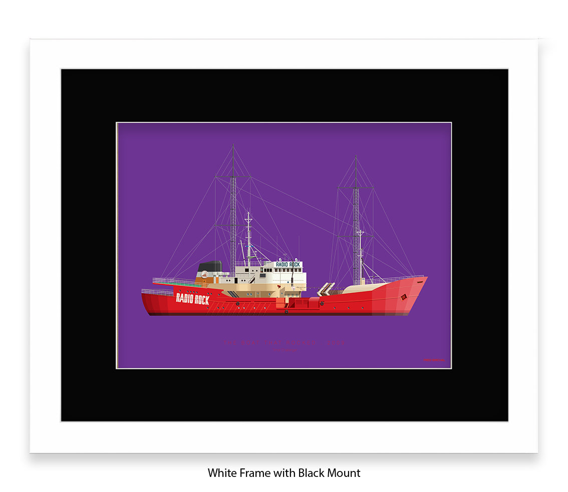 Boat That Rocked - Timor Challenger Fred Birchal Art Print