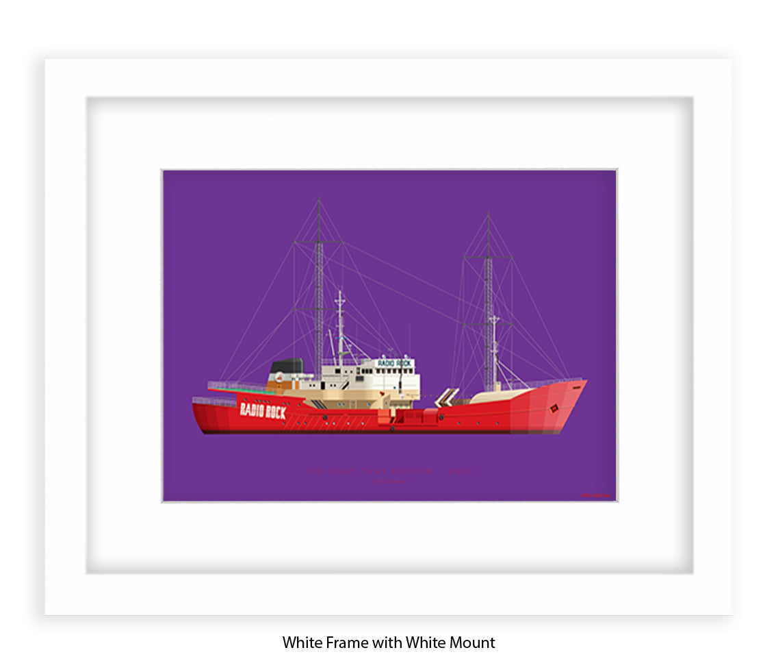 Boat That Rocked - Timor Challenger Fred Birchal Art Print