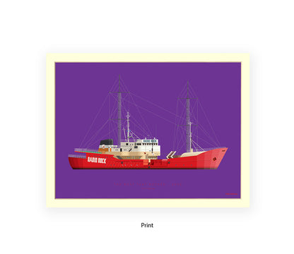 Boat That Rocked - Timor Challenger Fred Birchal Art Print