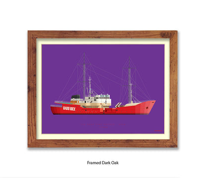 Boat That Rocked - Timor Challenger Fred Birchal Art Print