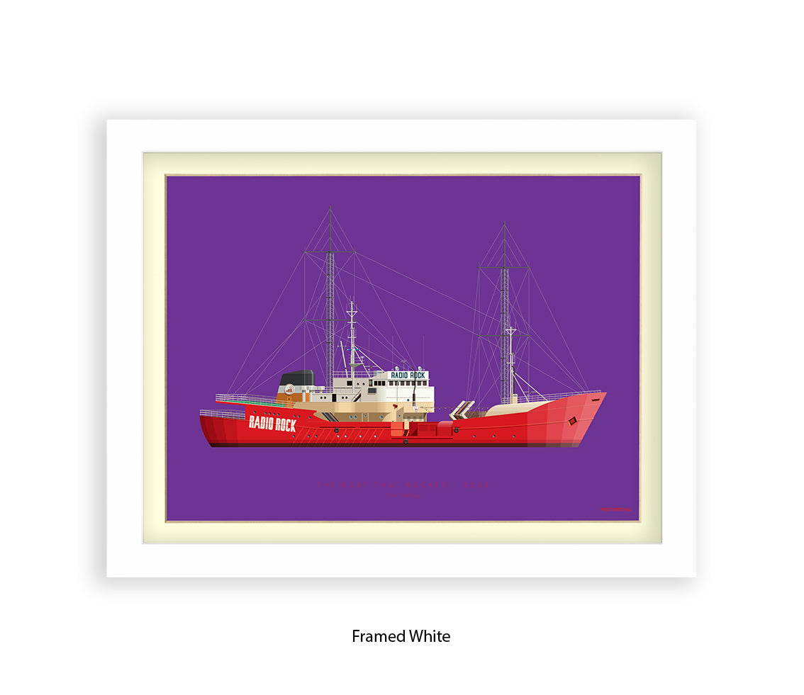 Boat That Rocked - Timor Challenger Fred Birchal Art Print