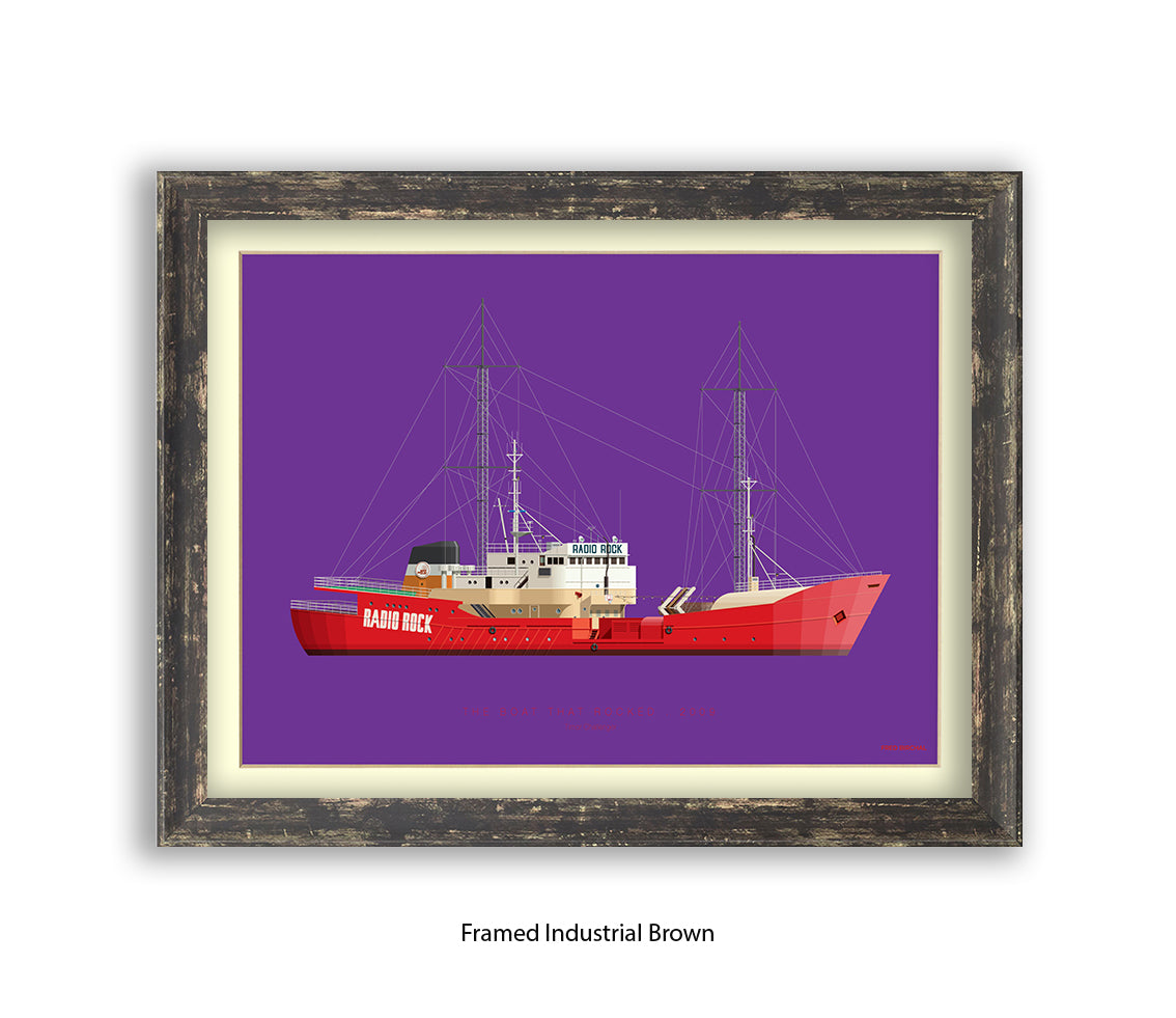 Boat That Rocked - Timor Challenger Fred Birchal Art Print