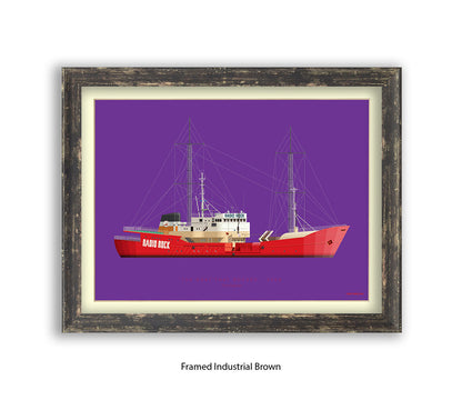 Boat That Rocked - Timor Challenger Fred Birchal Art Print