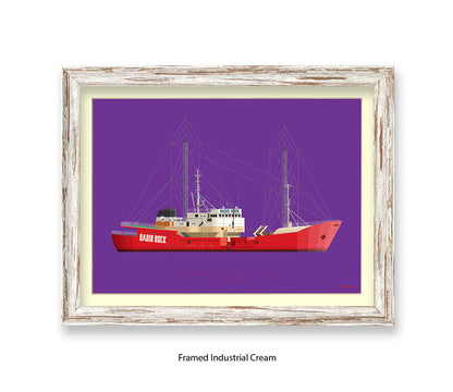 Boat That Rocked - Timor Challenger Fred Birchal Art Print